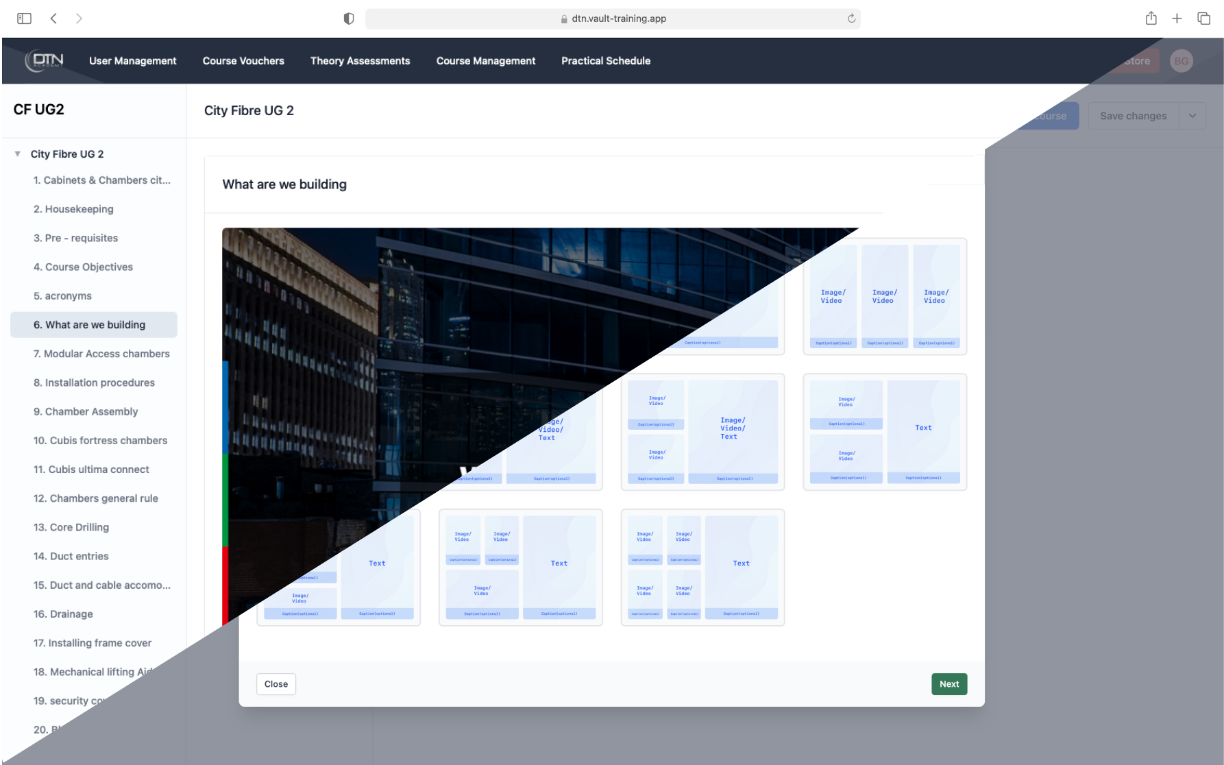 Inbox user interface